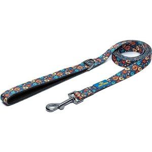 Blue 6Ft Dog Leash w Skeleton Bone Design Durable Pet Lead Brand New Jack Muzo